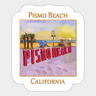 Pismo Beach California Sticker